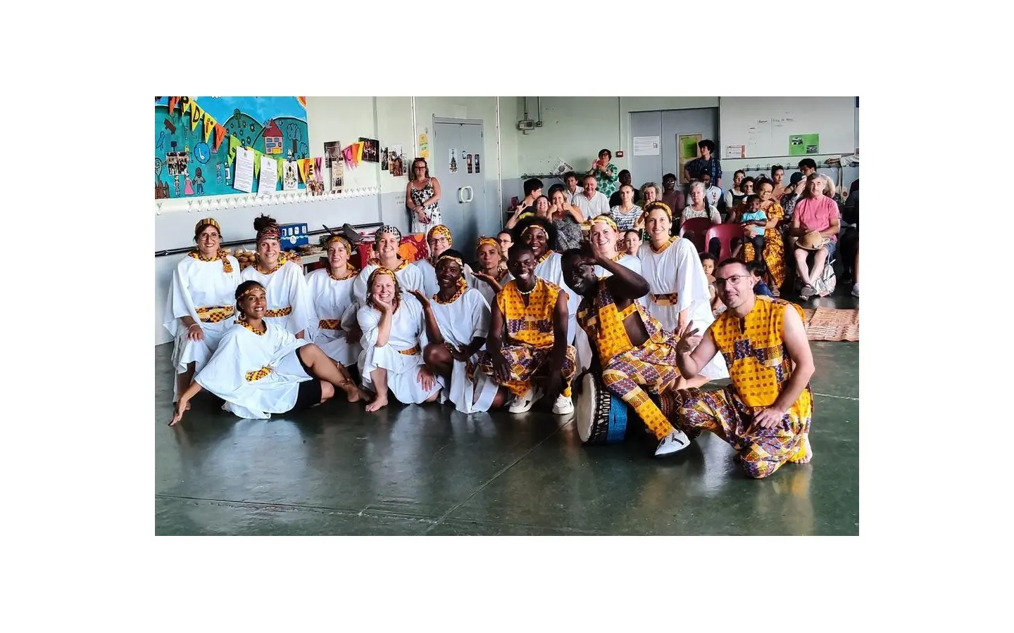 Marie Laure et ses élèves