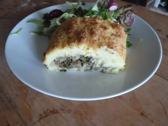 roulé de pomme de terre