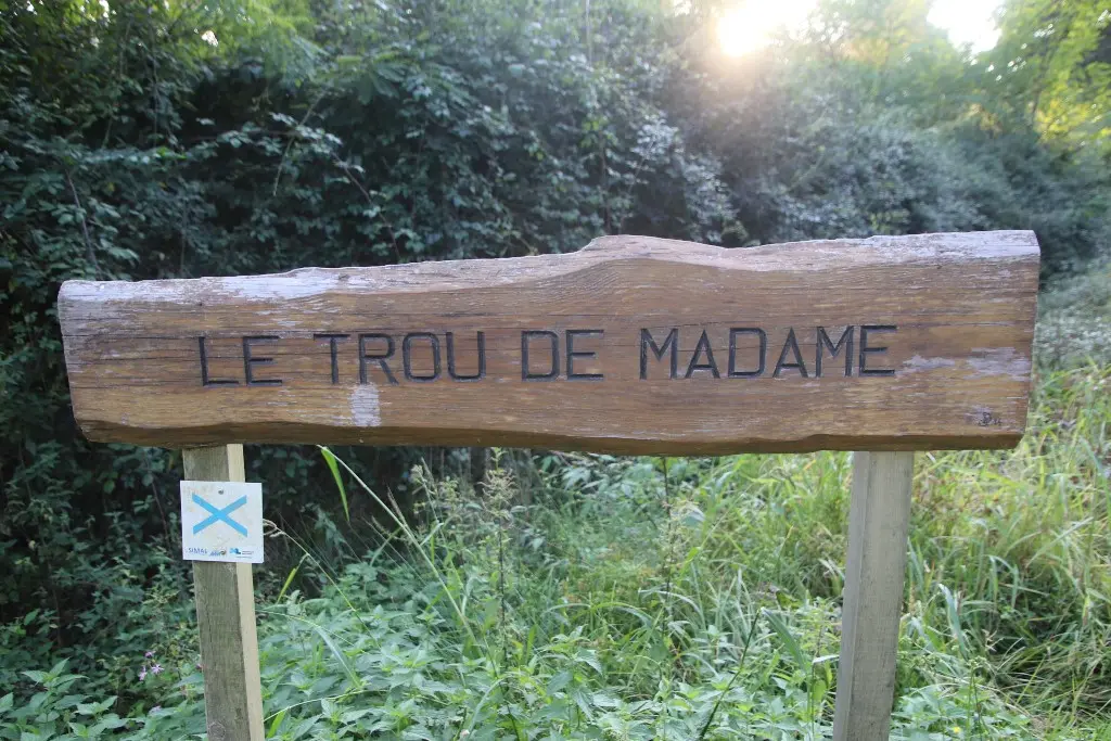 Panneau Trou de Madame