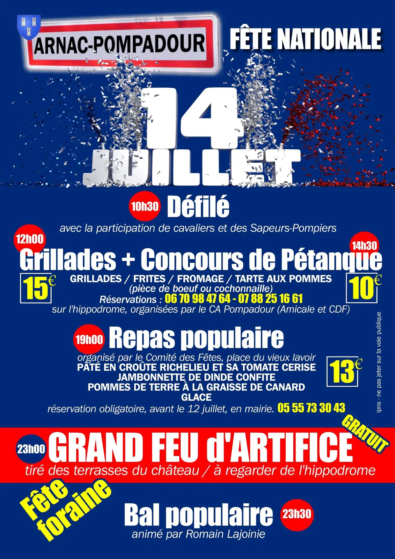 Pompadour - 14 juillet