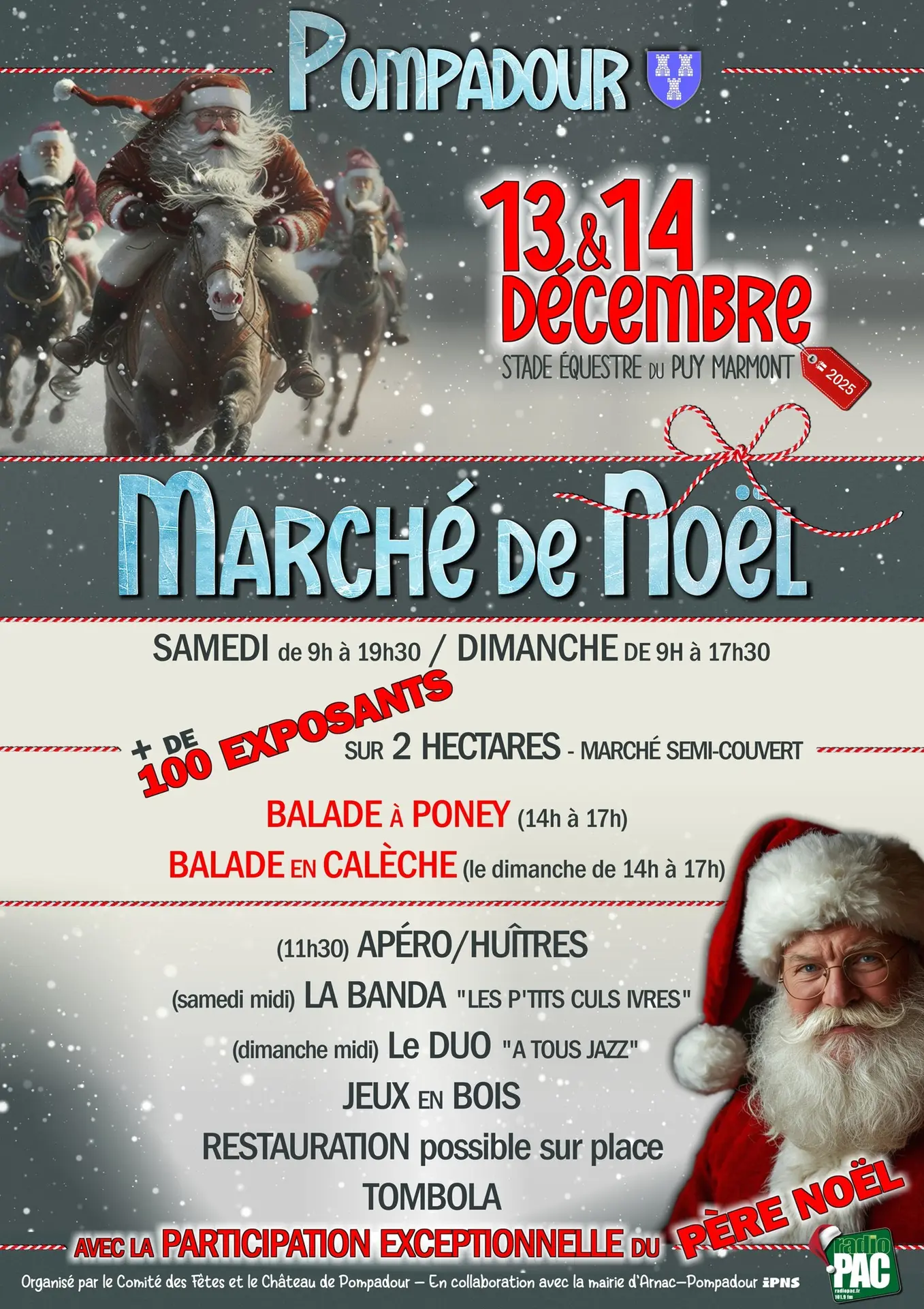 Pompadour - Marché de Noël - 13 et 14 12 2025