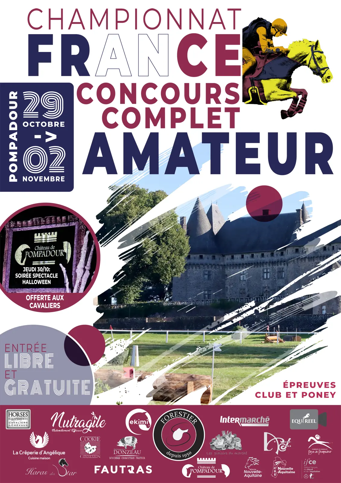 Pompadour CCE Amateurs 29 10 au 02 11