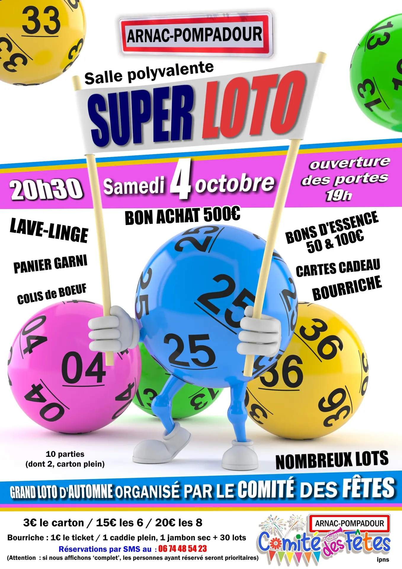 Pompadour loto cdf 14 10 2025