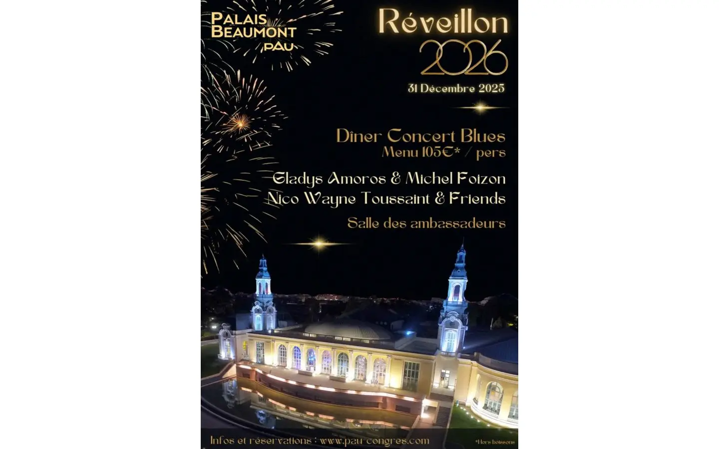 Réveillon Diner Concert Blues