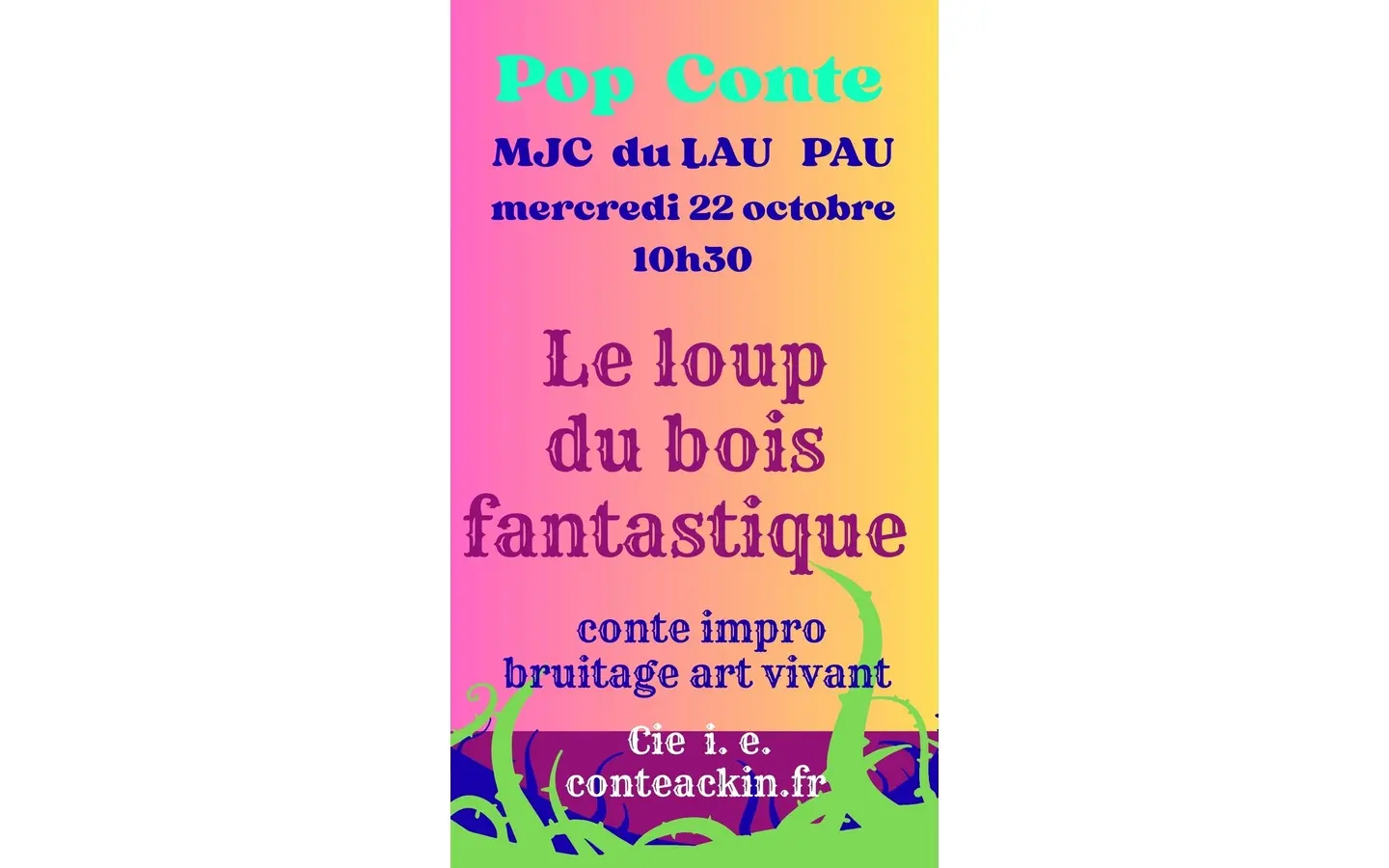 le loup du bois fantastique