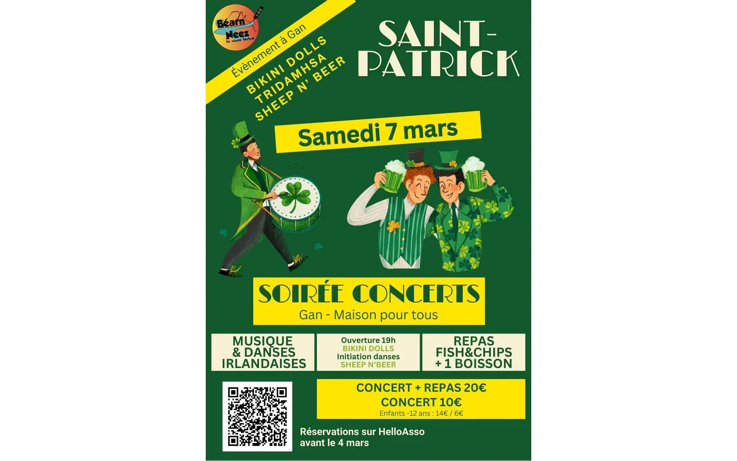 Soirée Saint Patrick