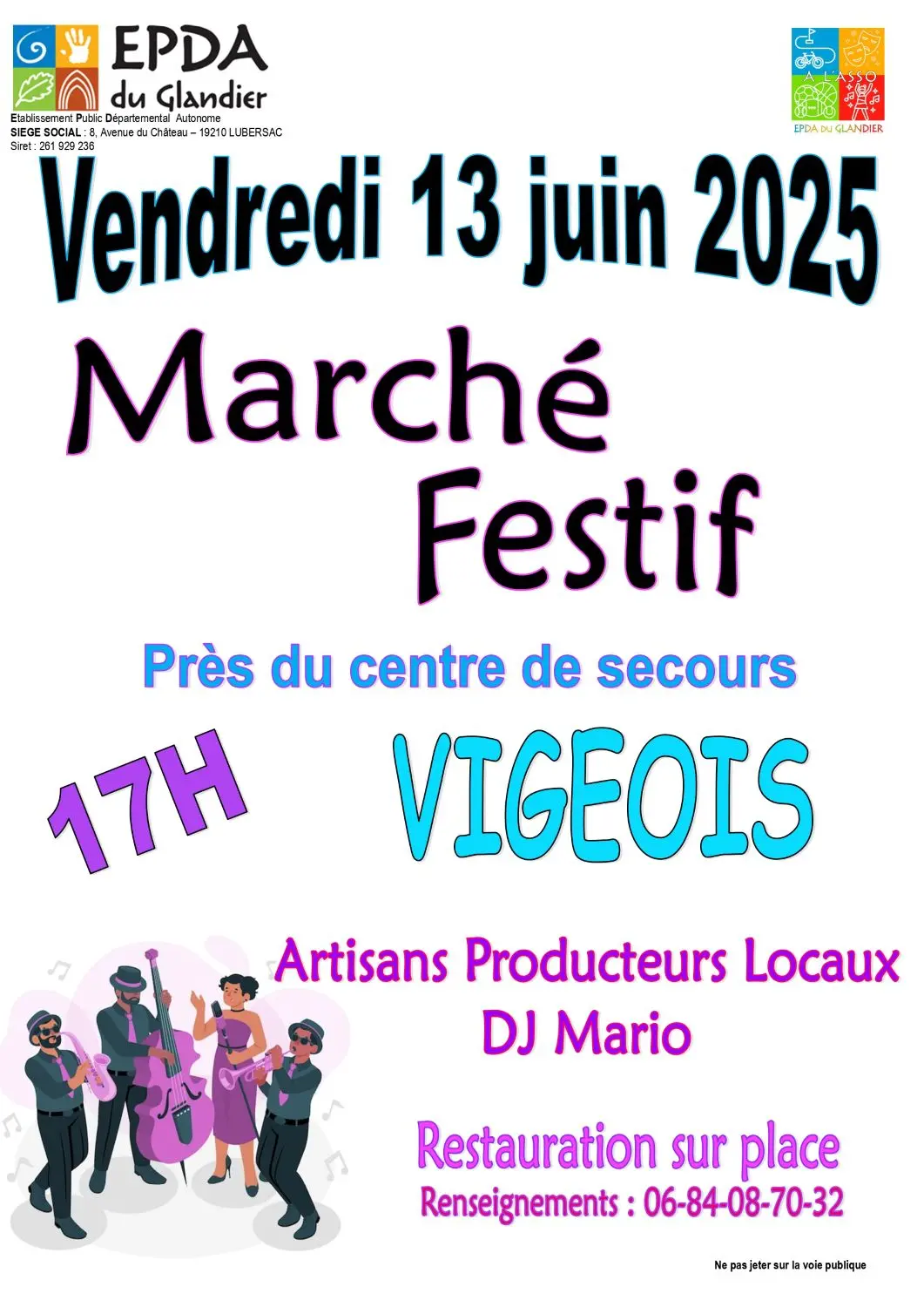 Vigeois - Marché festif 13-06-25_A l'asso