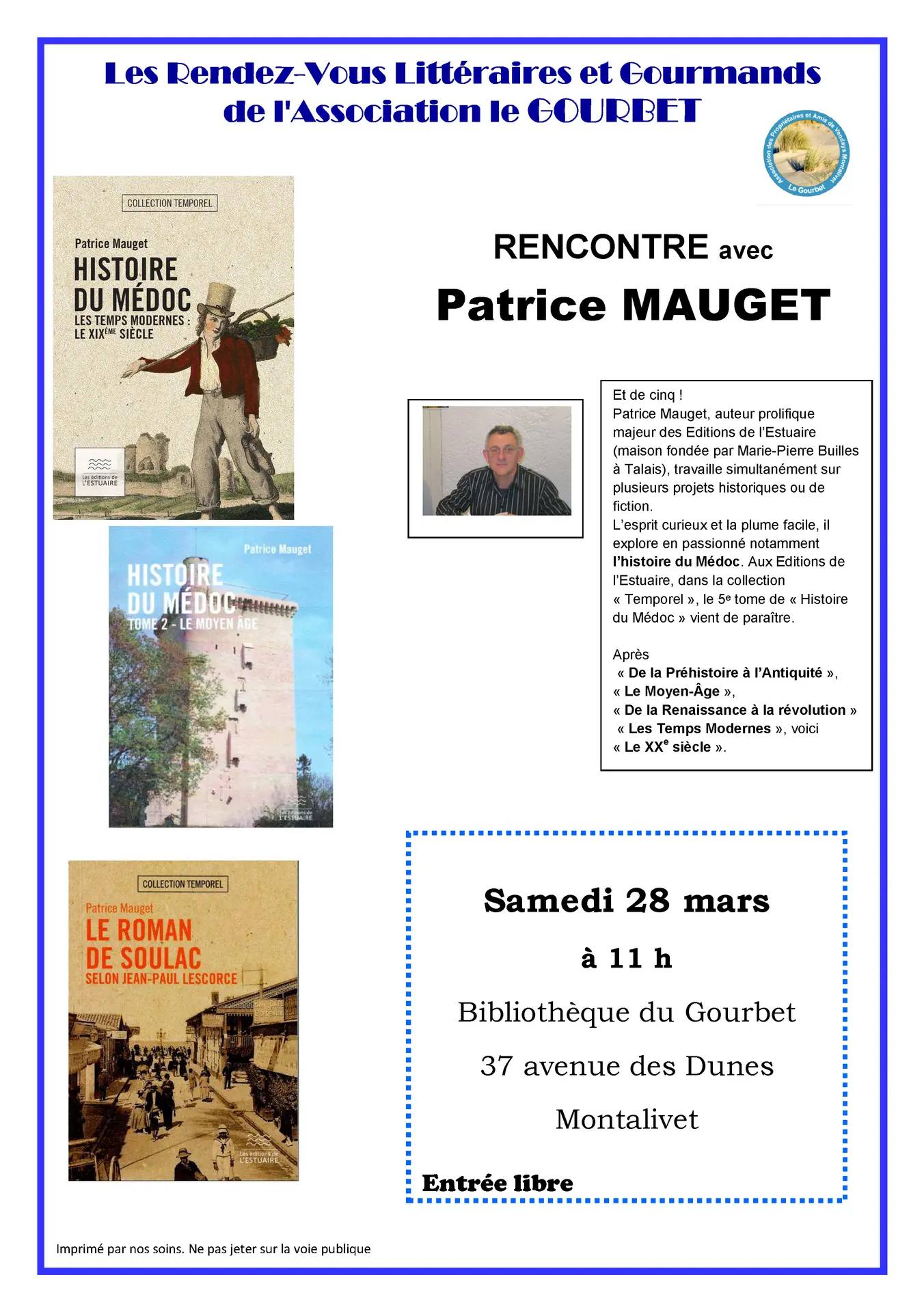 affiche RVLG 2026 Patrice MAUGET