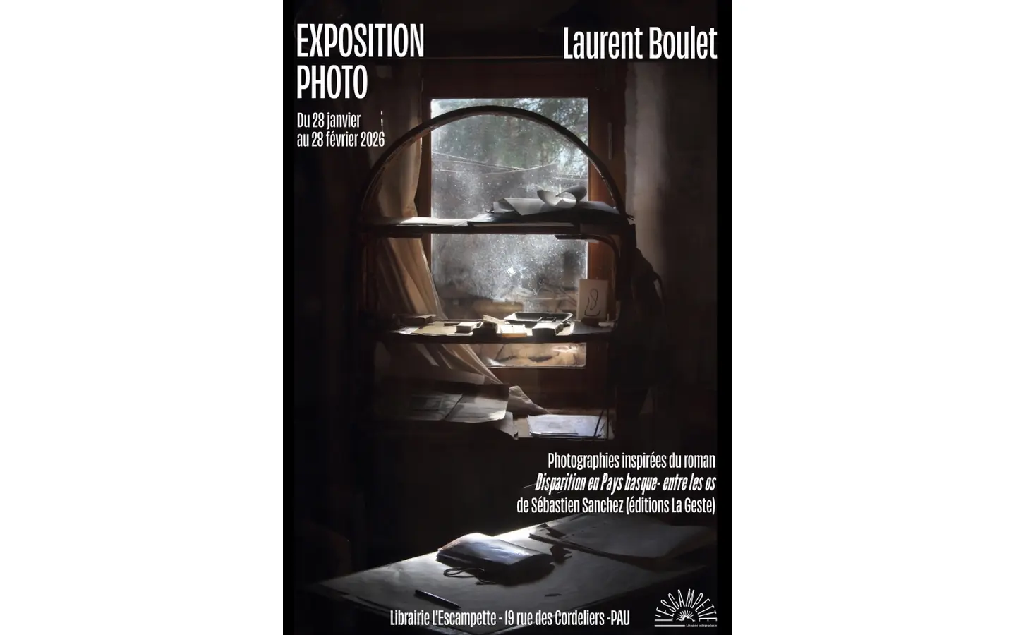 Affiche exposition photo Laurent Boulet