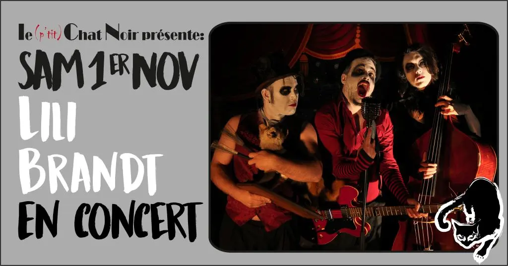 affiche petit chat noir