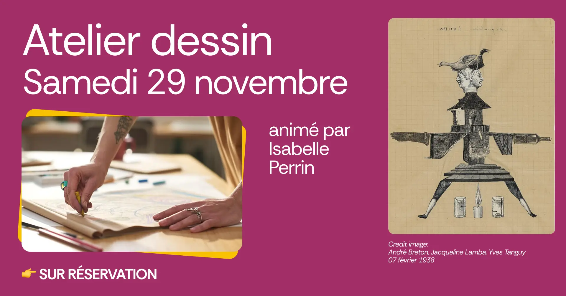 Atelier créatif 29/11/2025