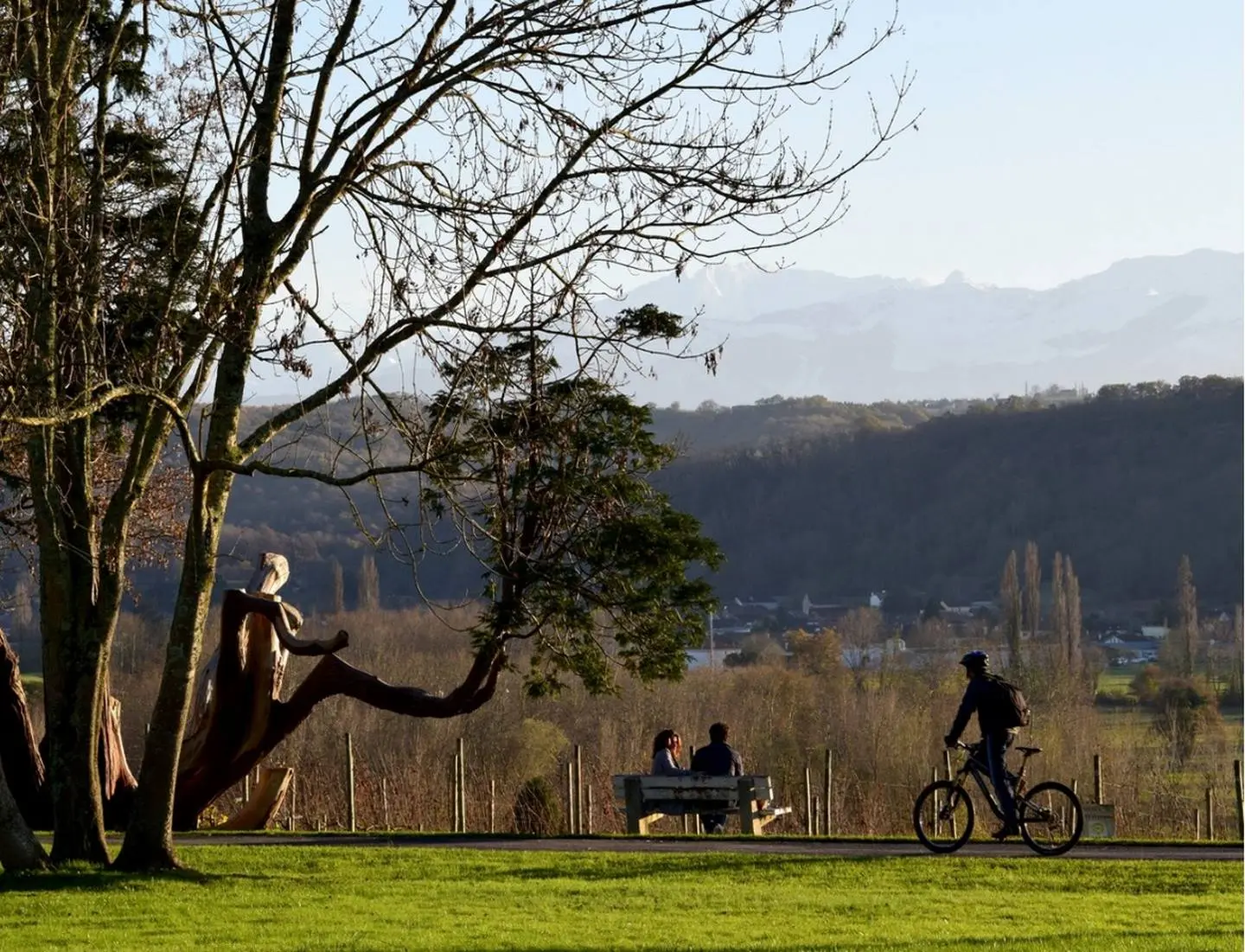Bizanos - Les hauteurs de Franqueville - le parc de Franqueville