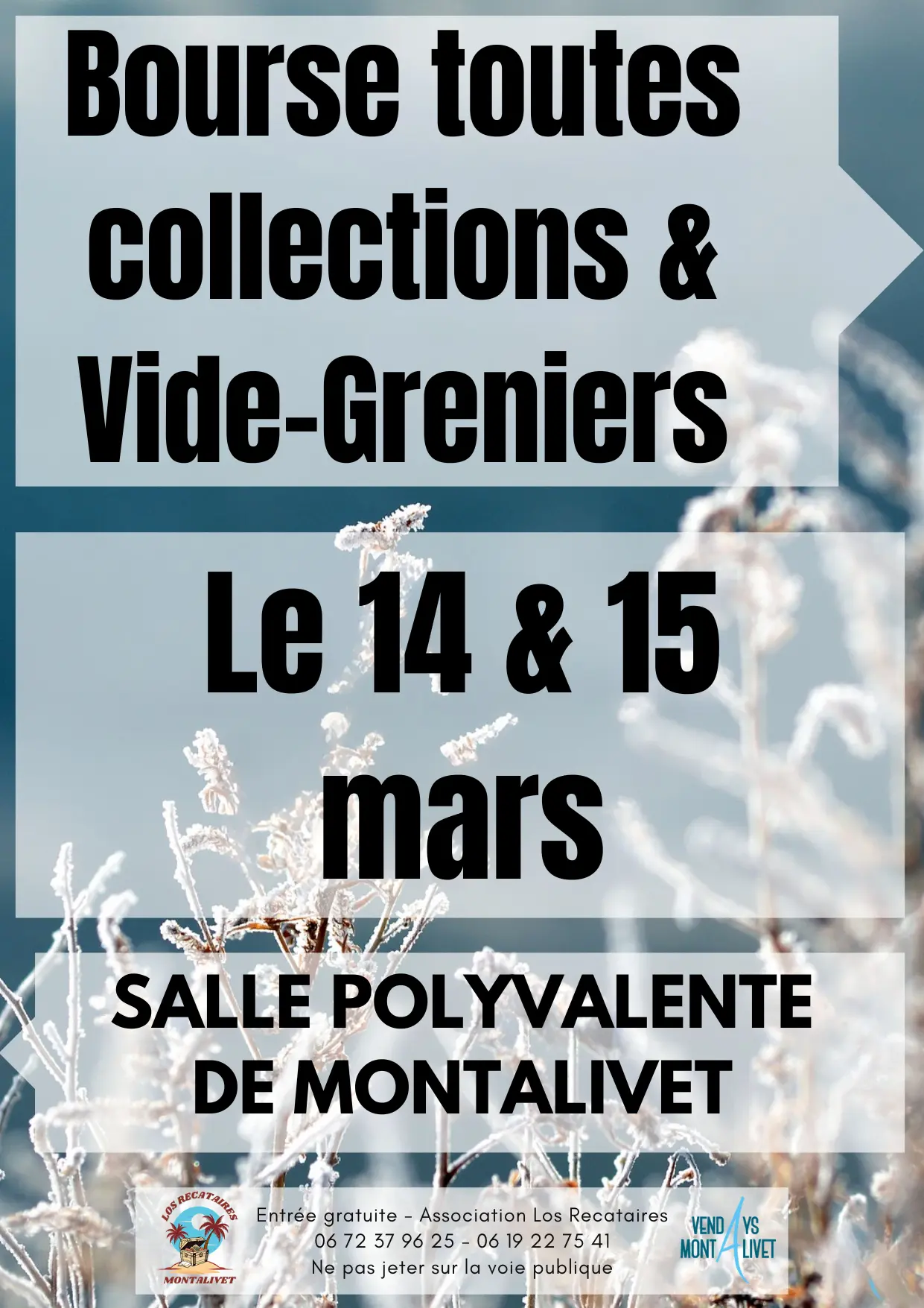 Bourse toute collection & Vide-Grenier Le 17 & 18 Février SALLE POLYVALENTE DE MONTALIVET - 10