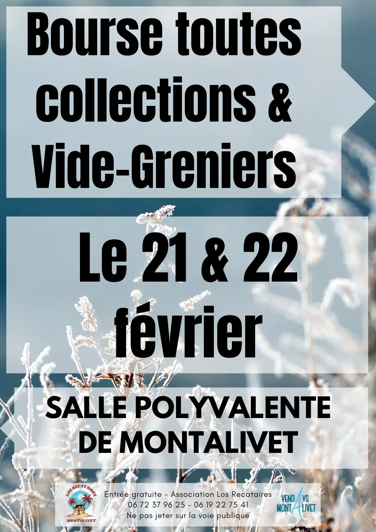 Bourse toute collection & Vide-Grenier Le 17 & 18 Février SALLE POLYVALENTE DE MONTALIVET - 9