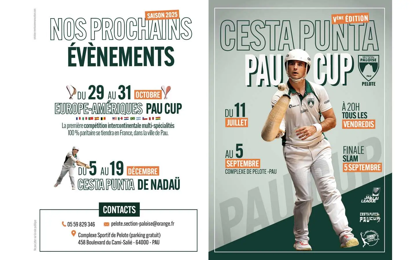 cesta punta recto
