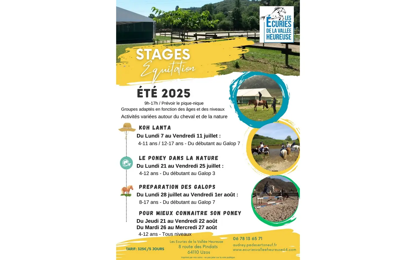 ecuries vallee heureuse