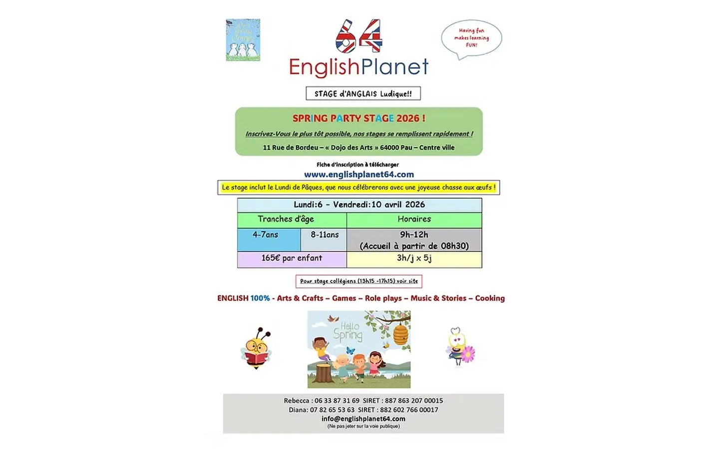 english planet enfants