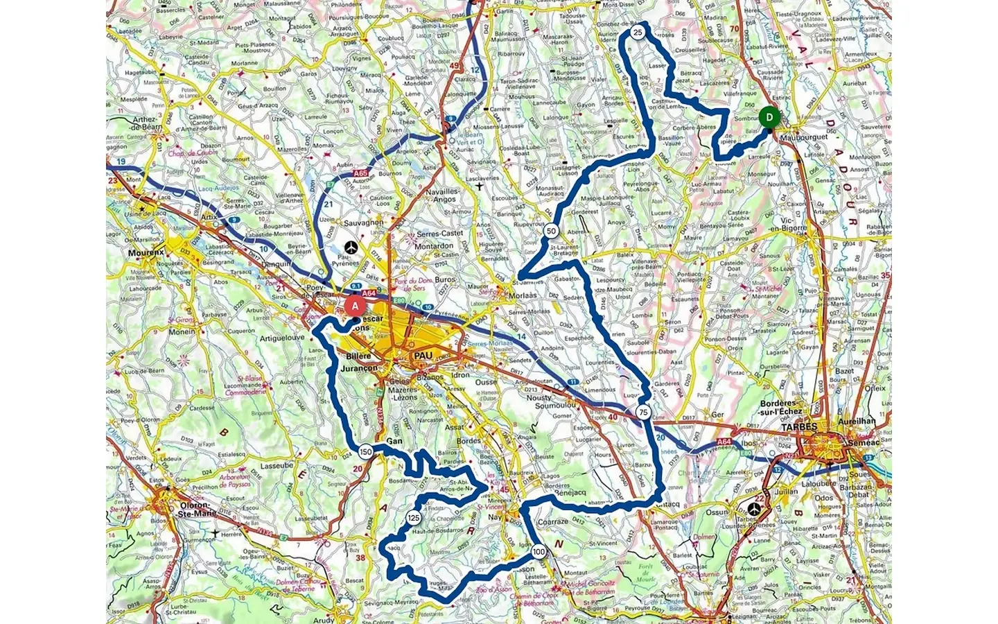 etape lescar