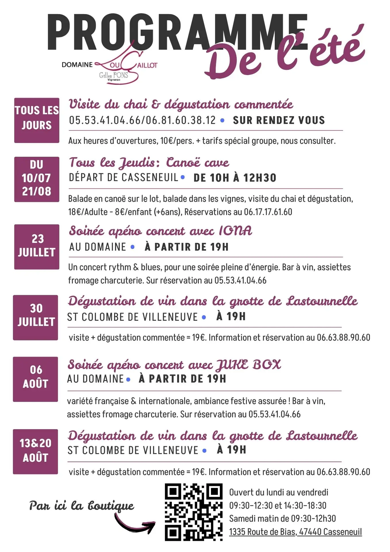 été-2025-Programe vin lou gaillot_Casseneuil