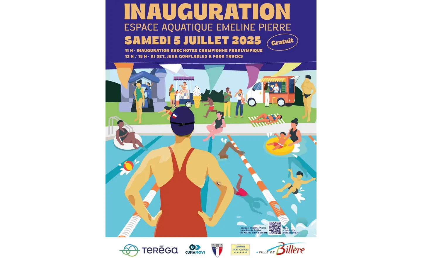 inauguration piscine billere