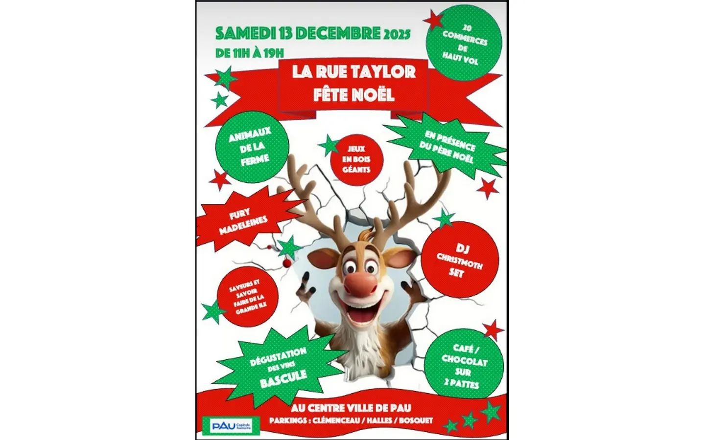 la rue taylor fête noel