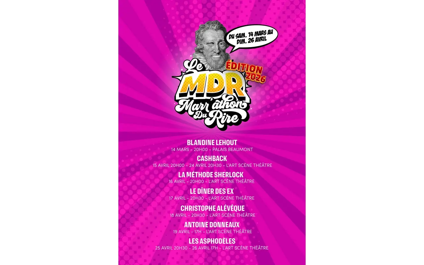 marrathon du rire 2026