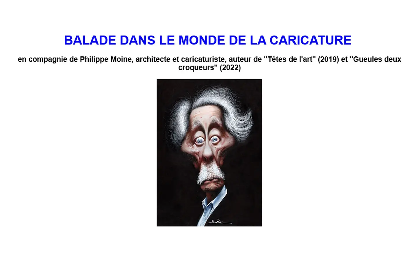 monde caricature