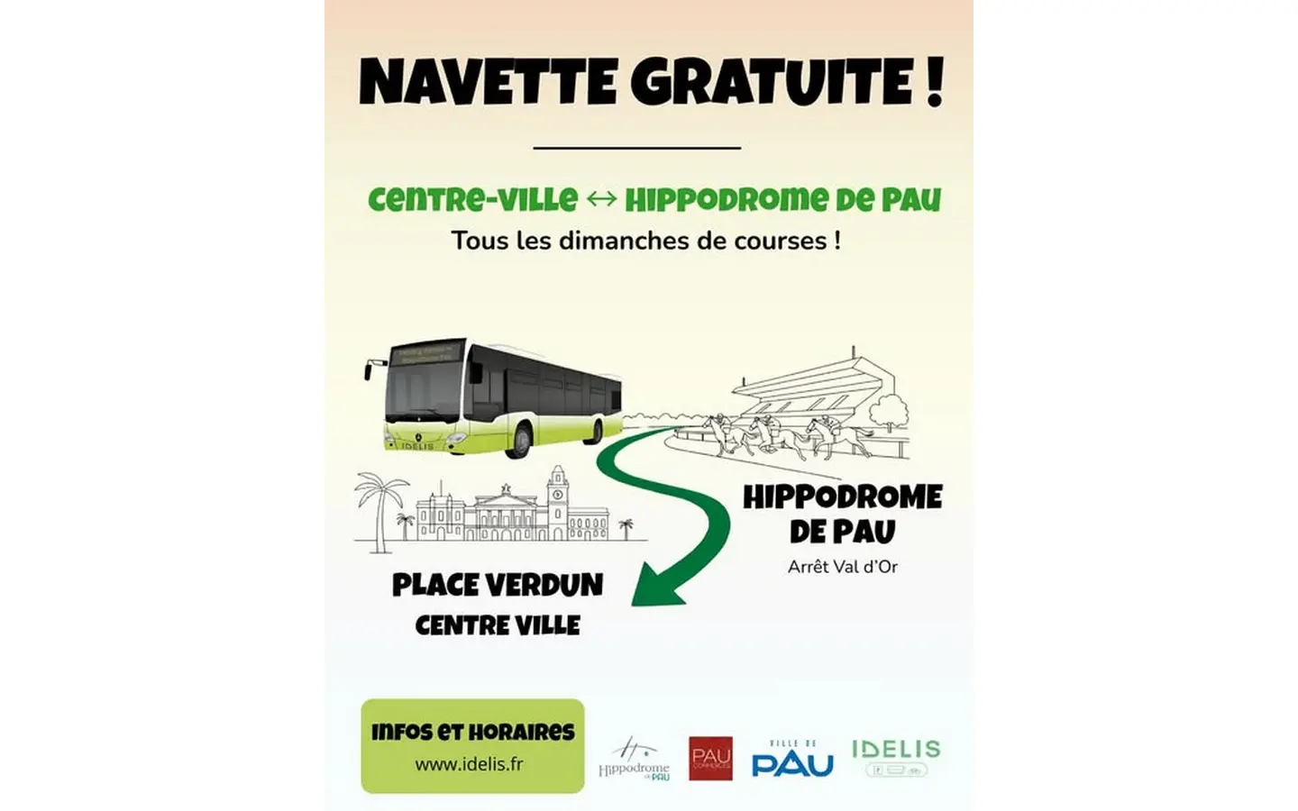 navette gratuite hippodrome