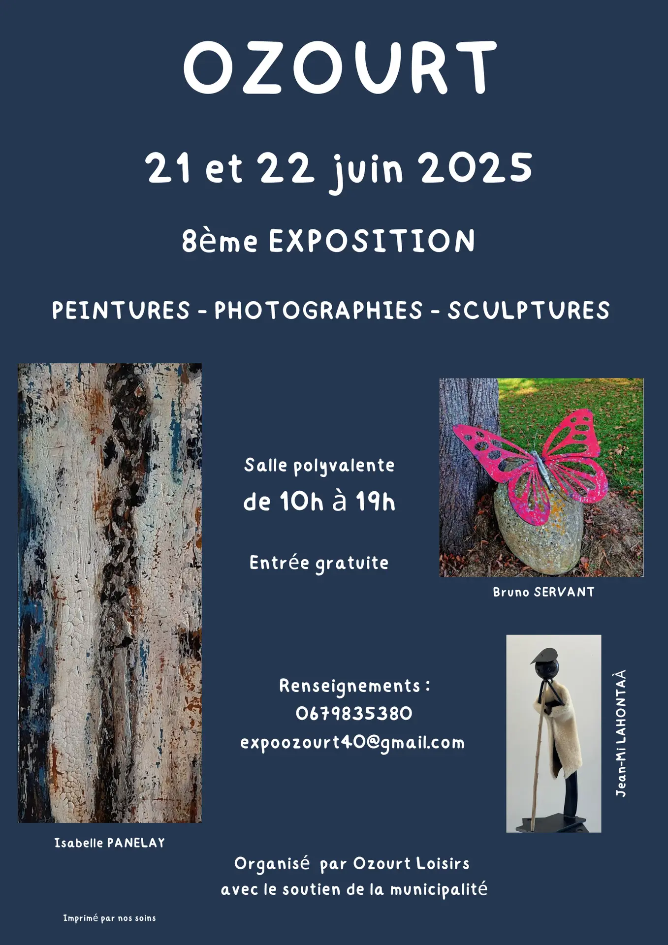 8ème Exposition d'artistes à Ozourt