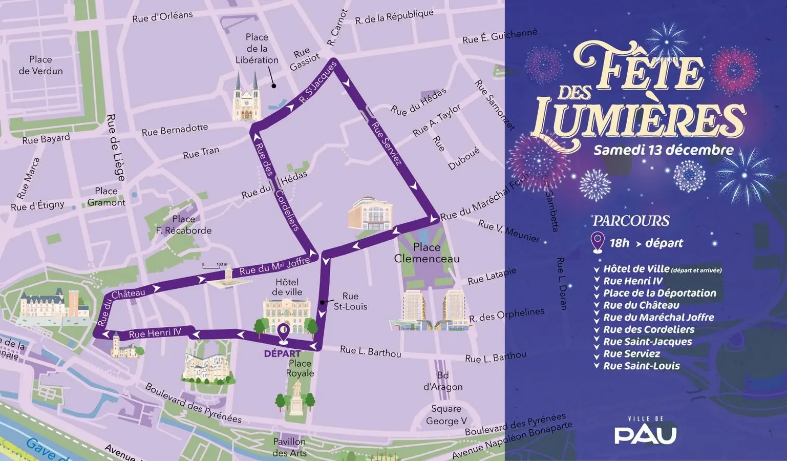 parcours fête des lumières