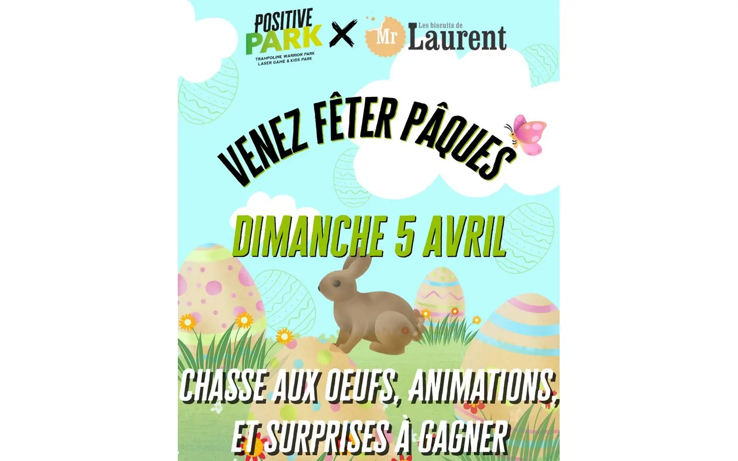 postive park chasse aux oeufs