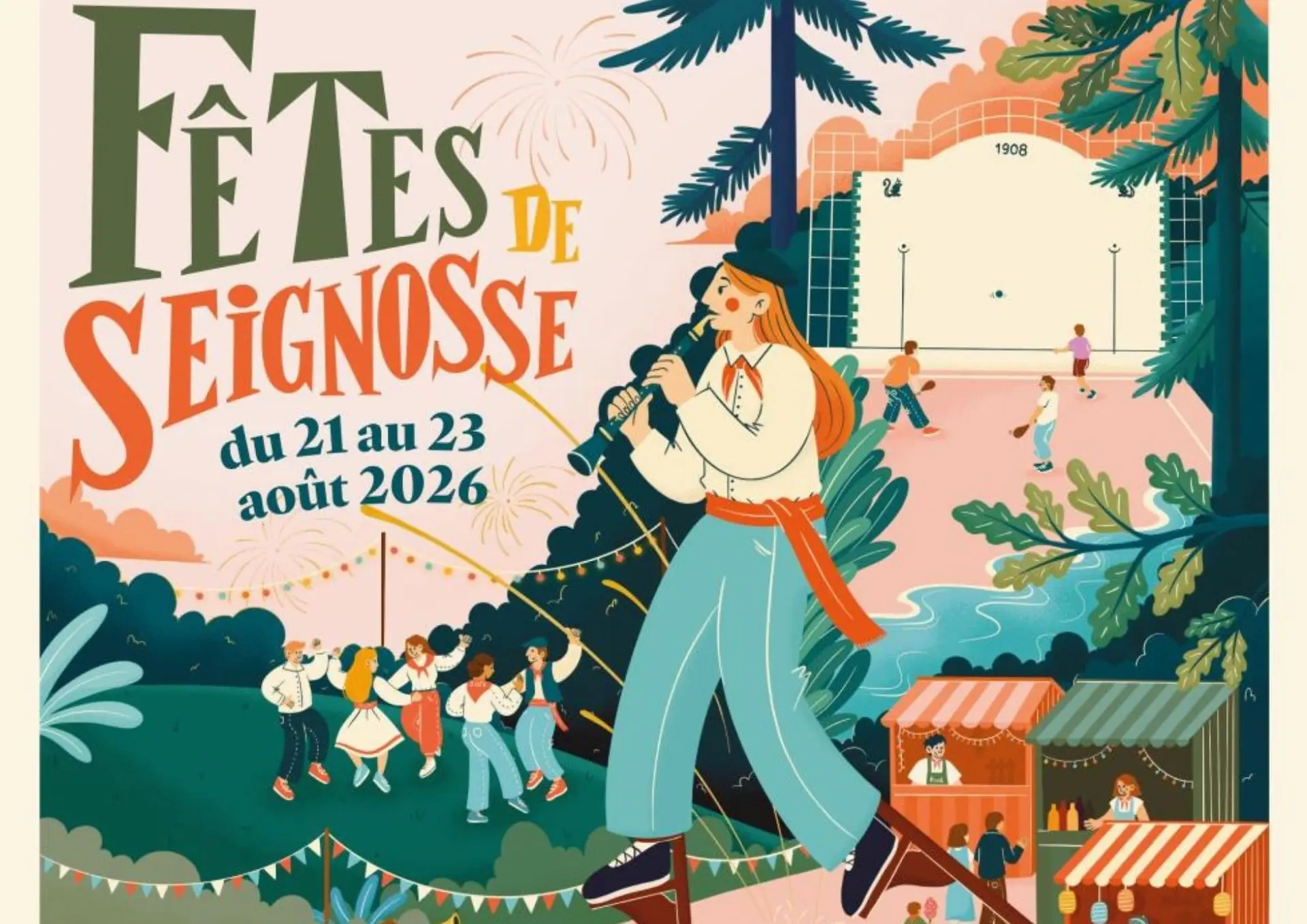 Affiche des Fetes de Seignosse