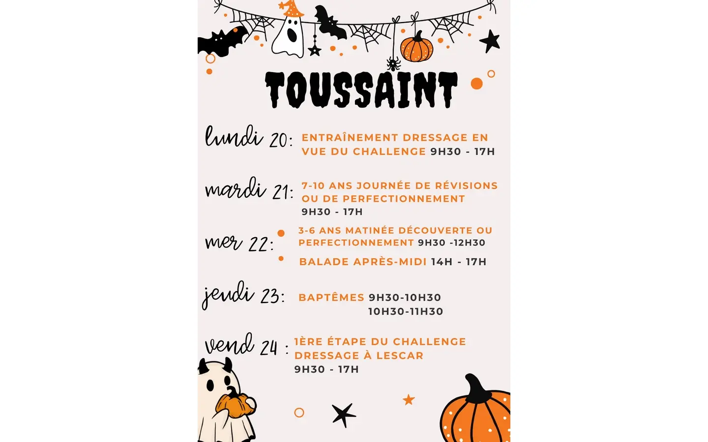 stage toussaint sem1