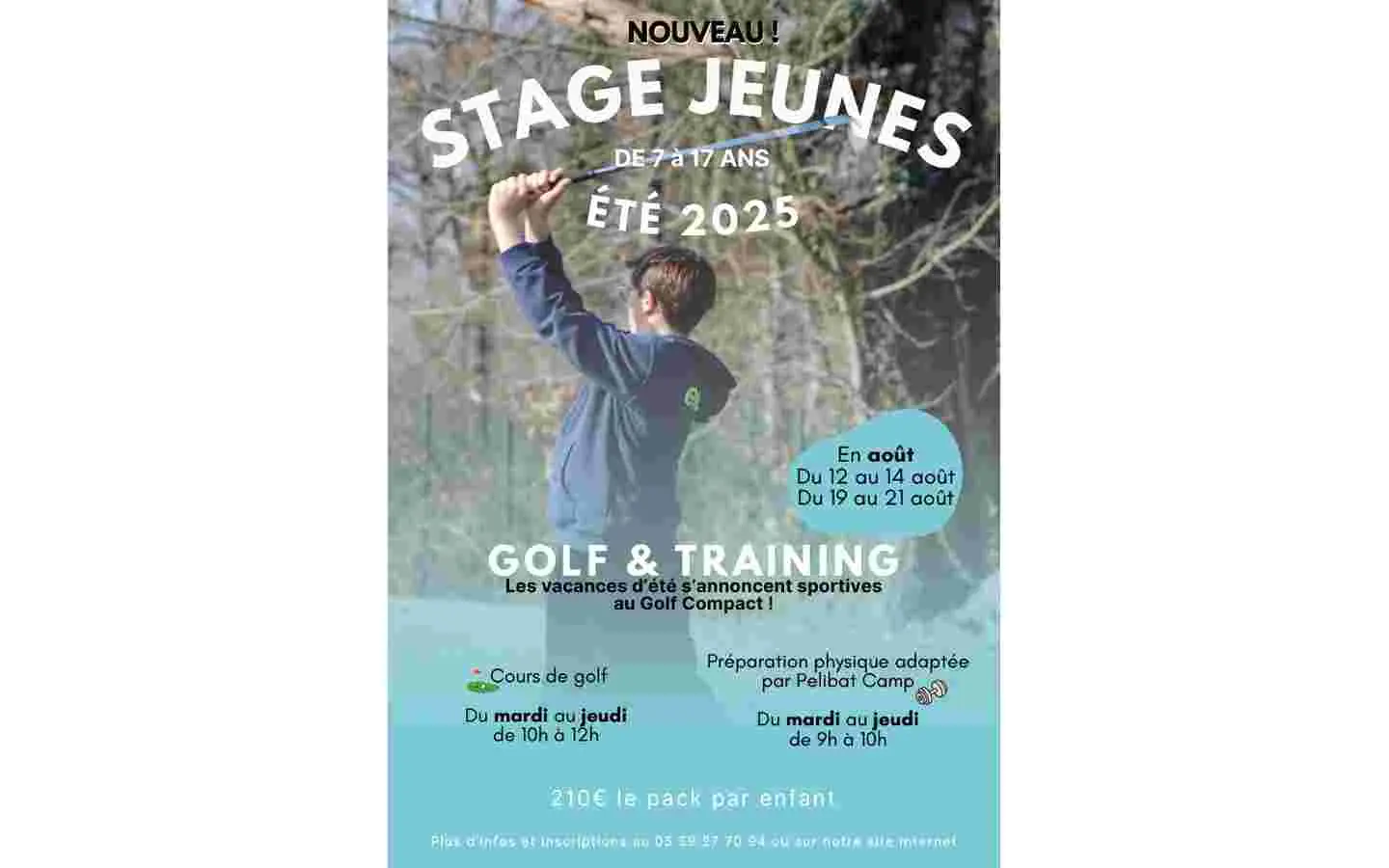 stage aout golf