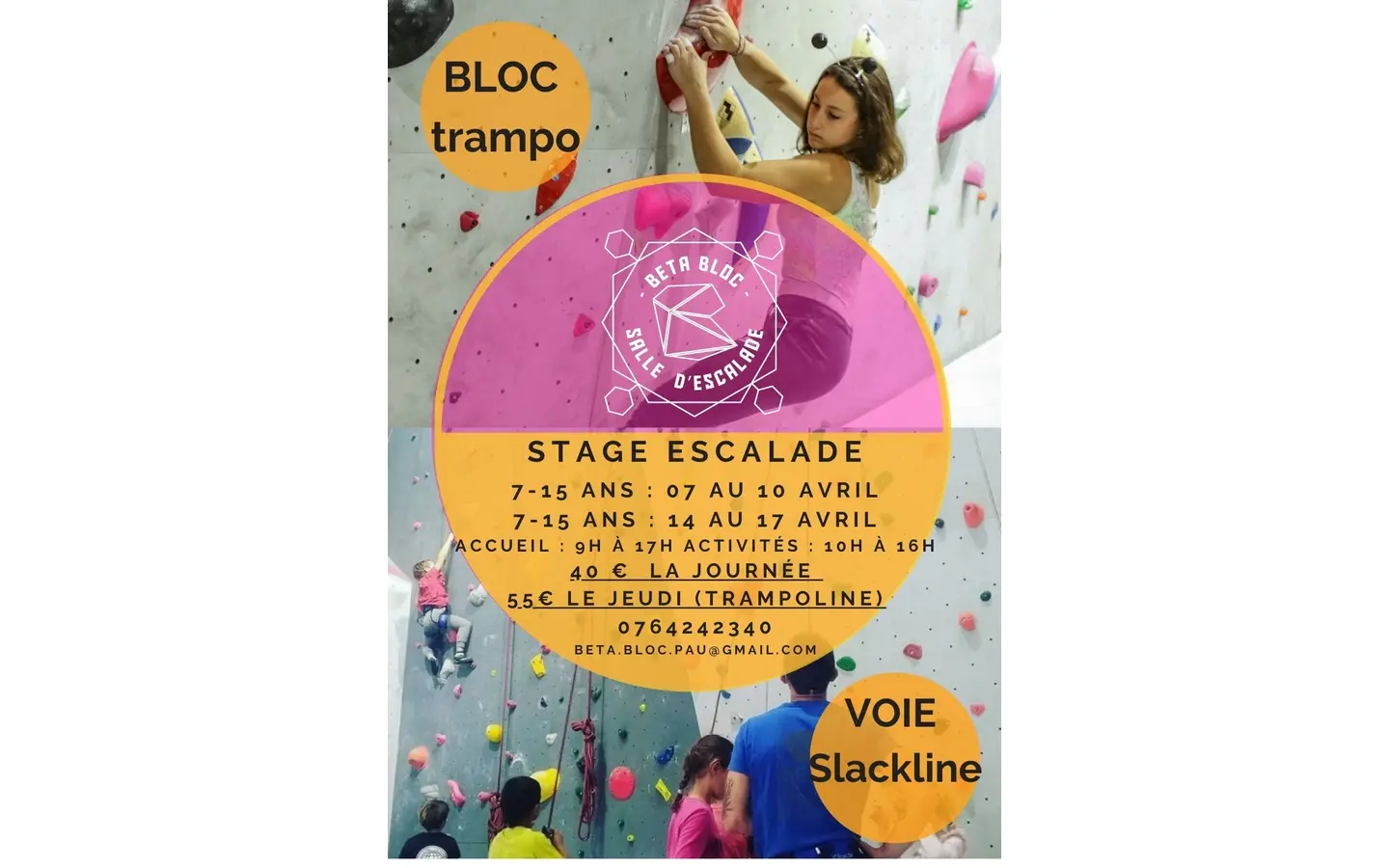 stage escalade