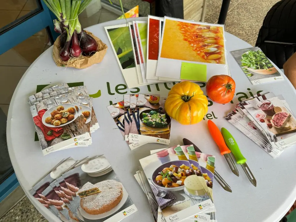 Stand fruits et légumes frais