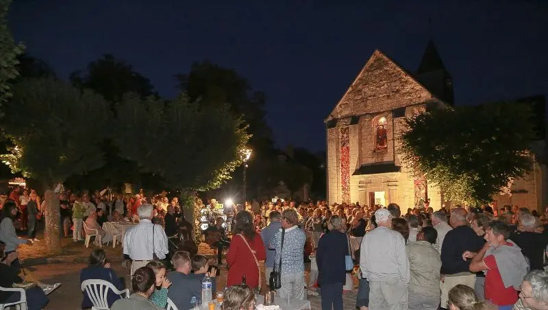 Le concert à la soirée aux chandelles