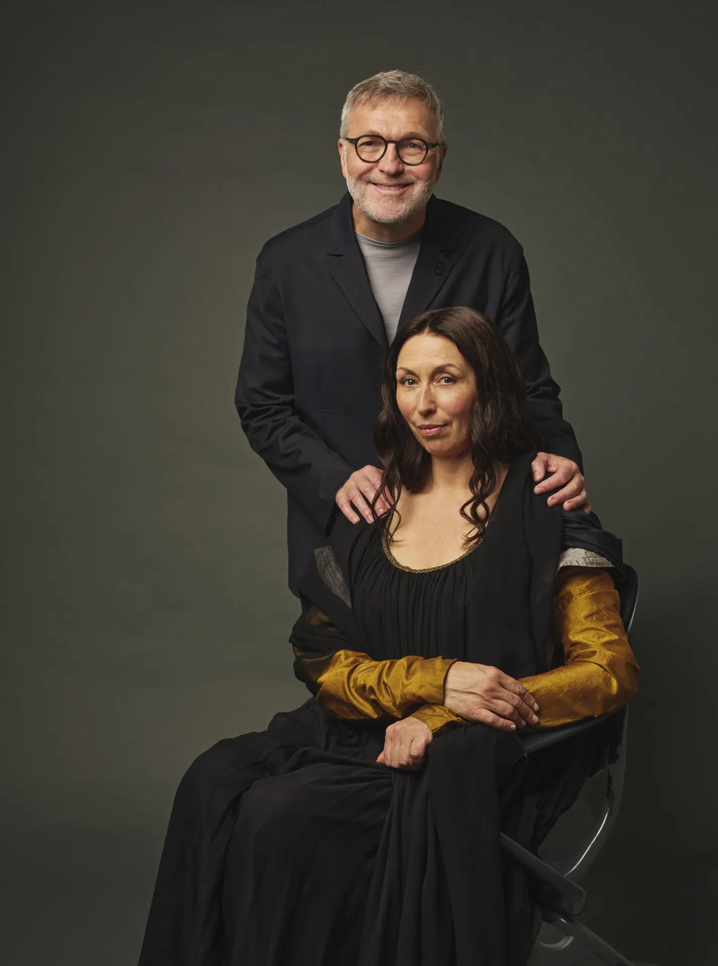 Laurent Ruquier et Karina Marimon