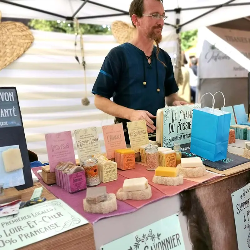 Les médiévales d'Arville - le marché d'artisans