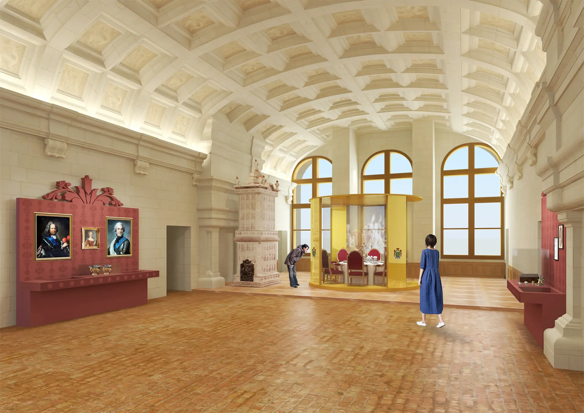 ©Agence NC_Vue du projet d’exposition « les festins de Chambord»(2)