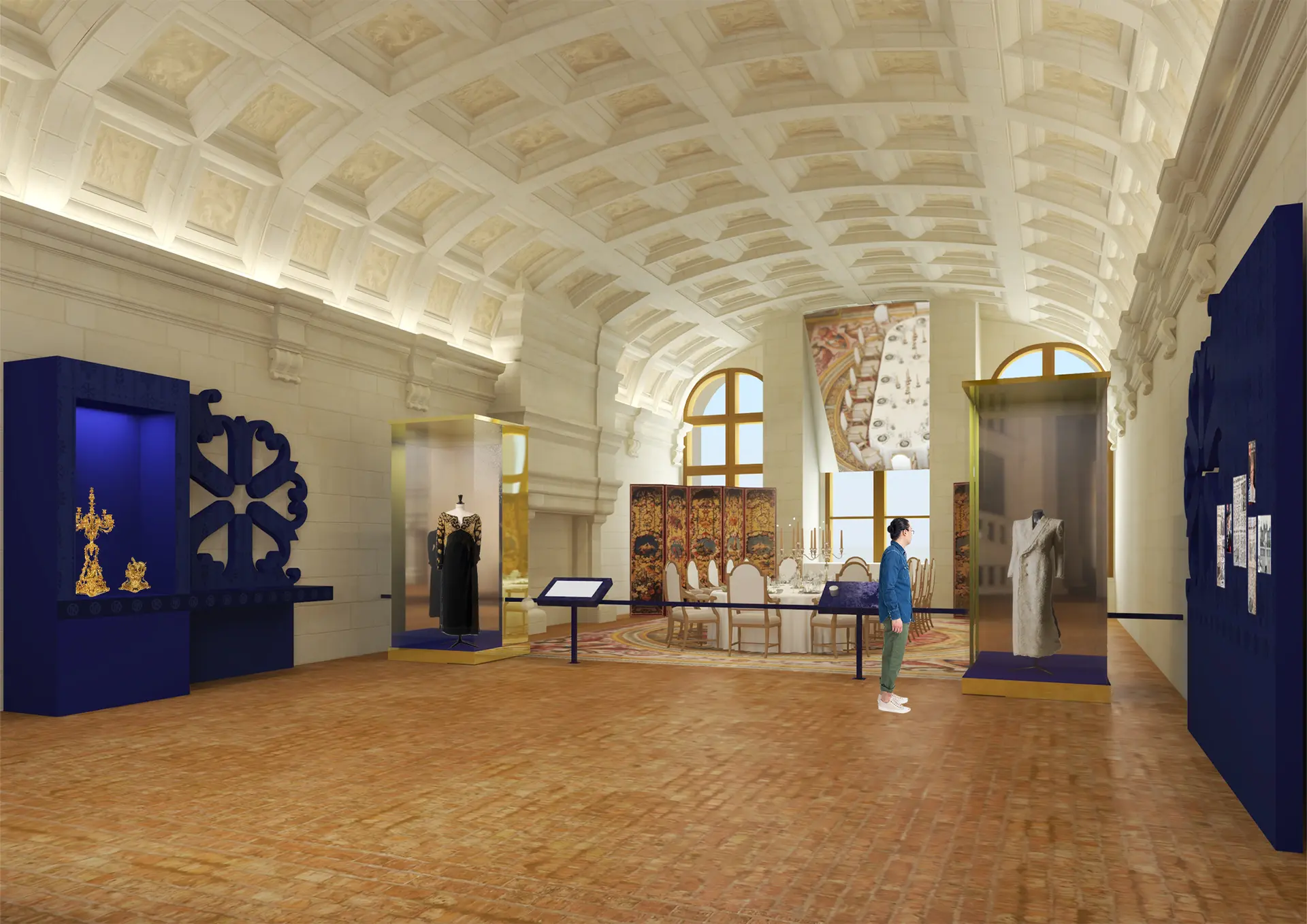 ©Agence NC_Vue du projet d’exposition « les festins de Chambord»(4)