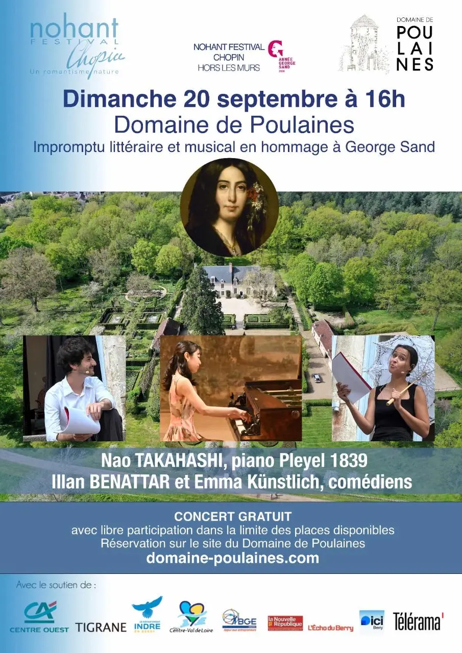 Affiche Impromptu littéraire et musical