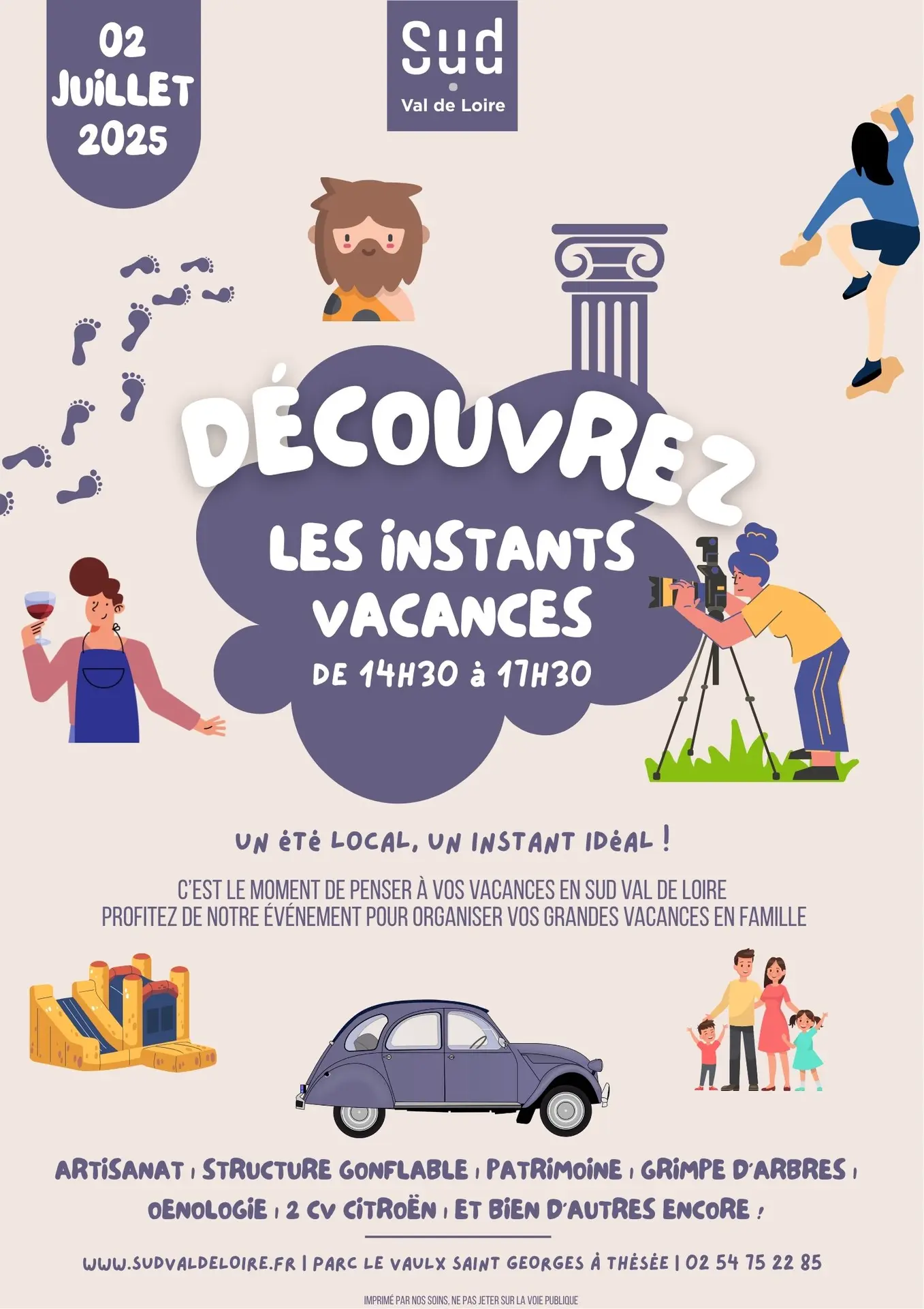 Affiches Instants Vacances 2025 - Affiche com