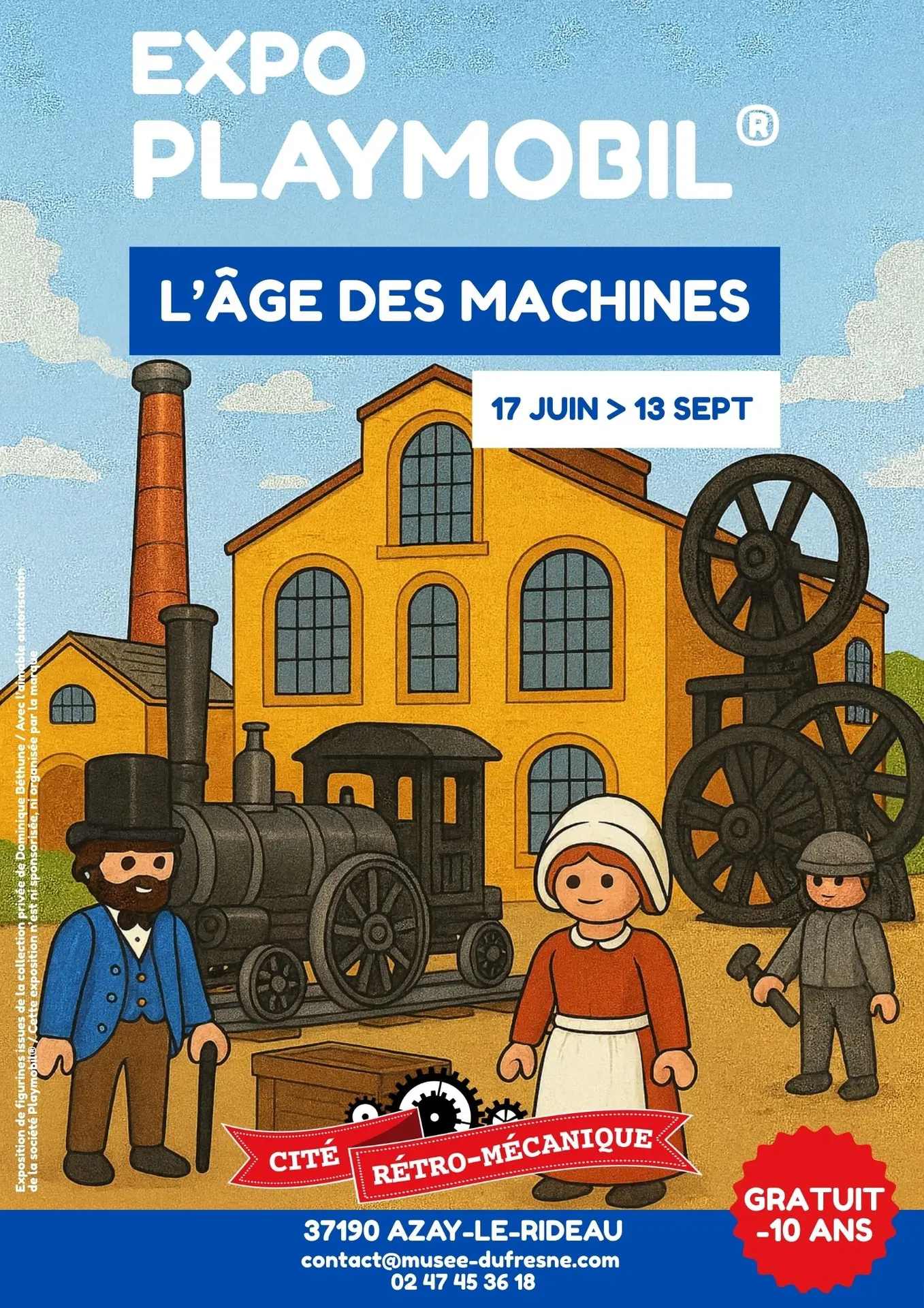 Exposition Playmobil® : L'Âge des Machines