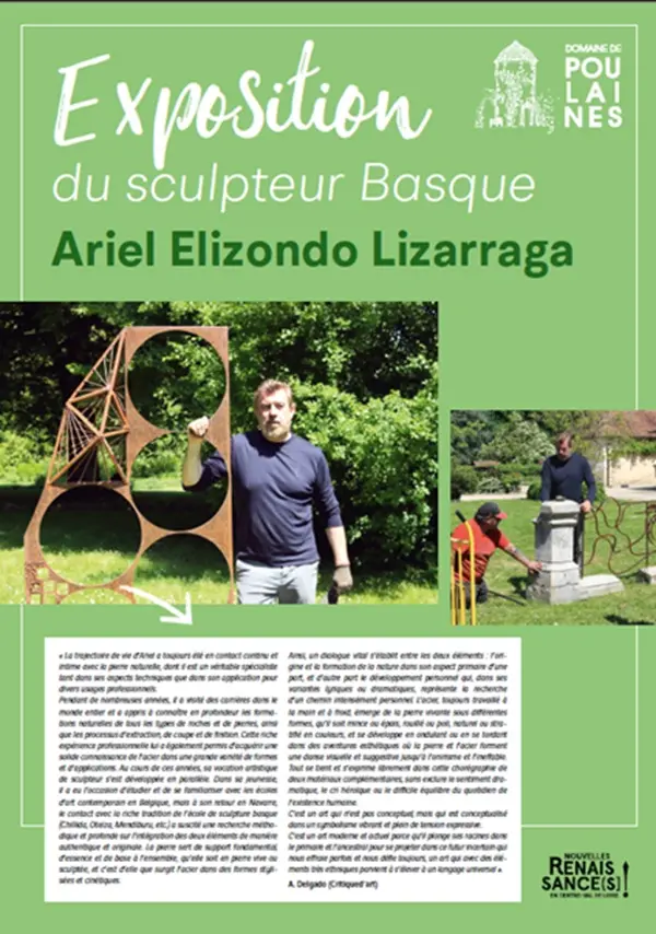Exposition au Domaine de Poulaines