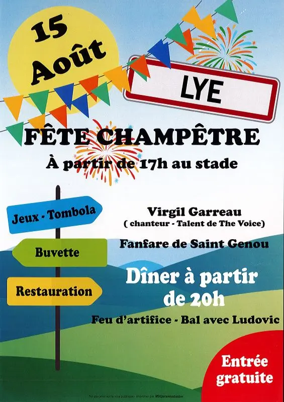 Affiche 15 août Lye