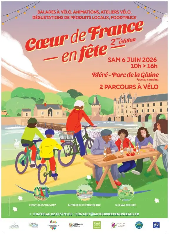 Affiche coeur de France en fête