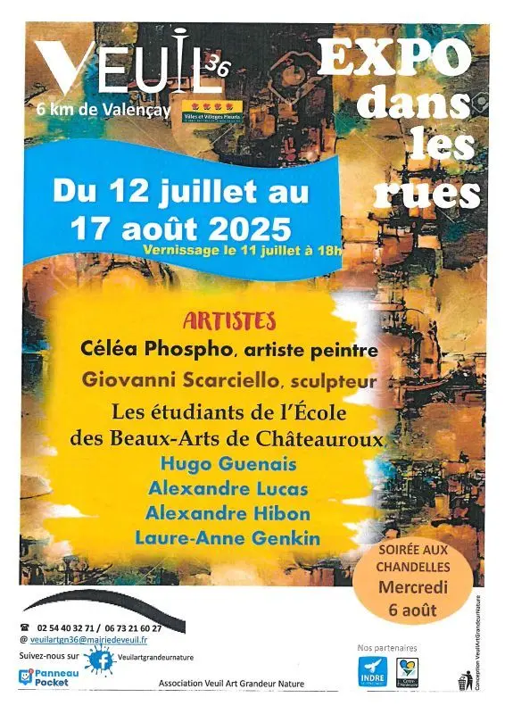Affiche Exposition Veuil Art Grandeur Nature
