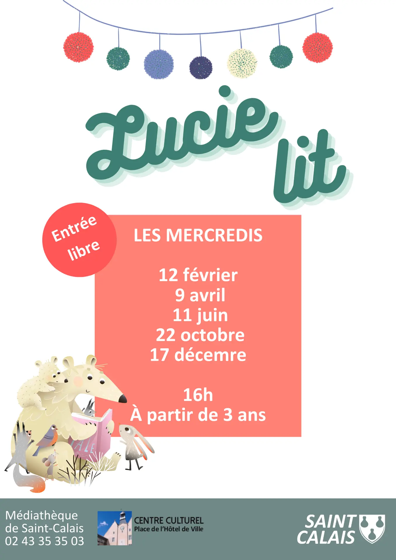 Affiche Lucie Lit Saint-Calais