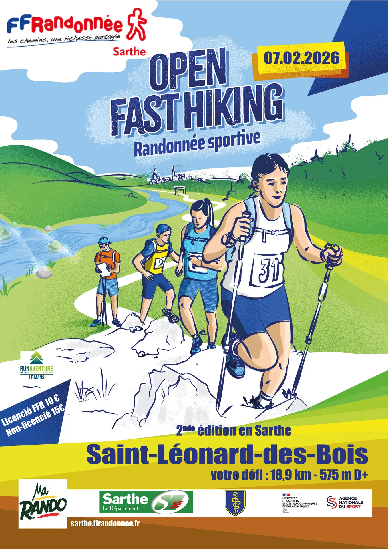 Open Fast Hiking - Saint-Léonard-des-Bois - 7 02 2026
